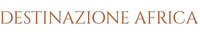 Destinazione Africa — header title in orange decorative font